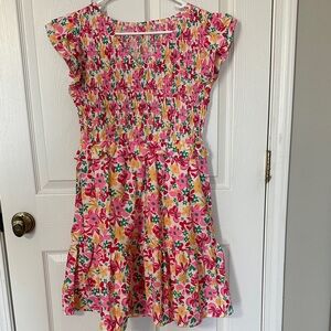 Vibrant Floral Mini Dress